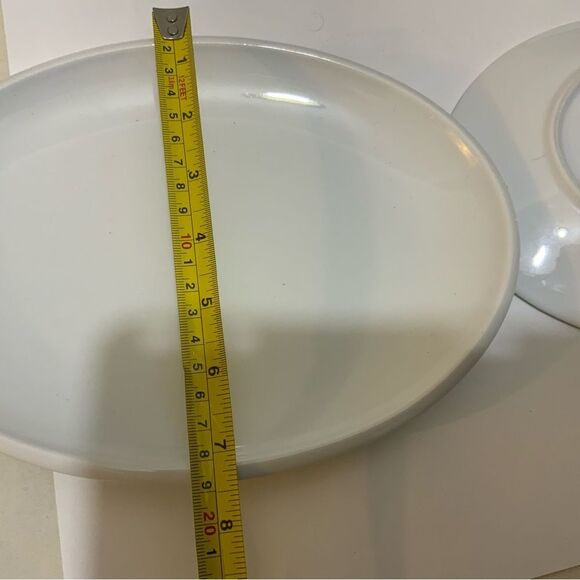 Crate and Barrel Oval Platter 10x7.5 “ Serving Platters – Set of 2 - Picture 14 of 14
